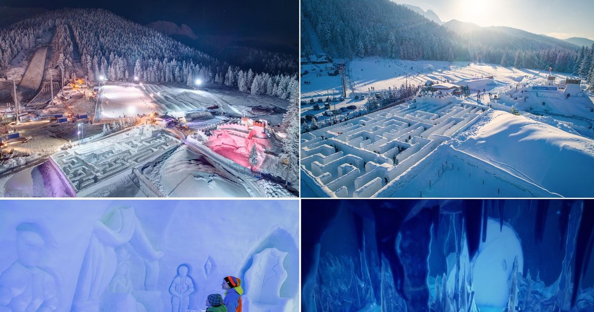 Video When and where you can experience the magic of the world's largest snow maze. How far is it from our country. Holiday ideas