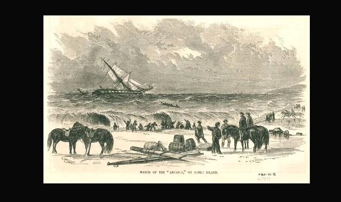 Shipwreck in the Sable Island area PHOTO cbc.ca