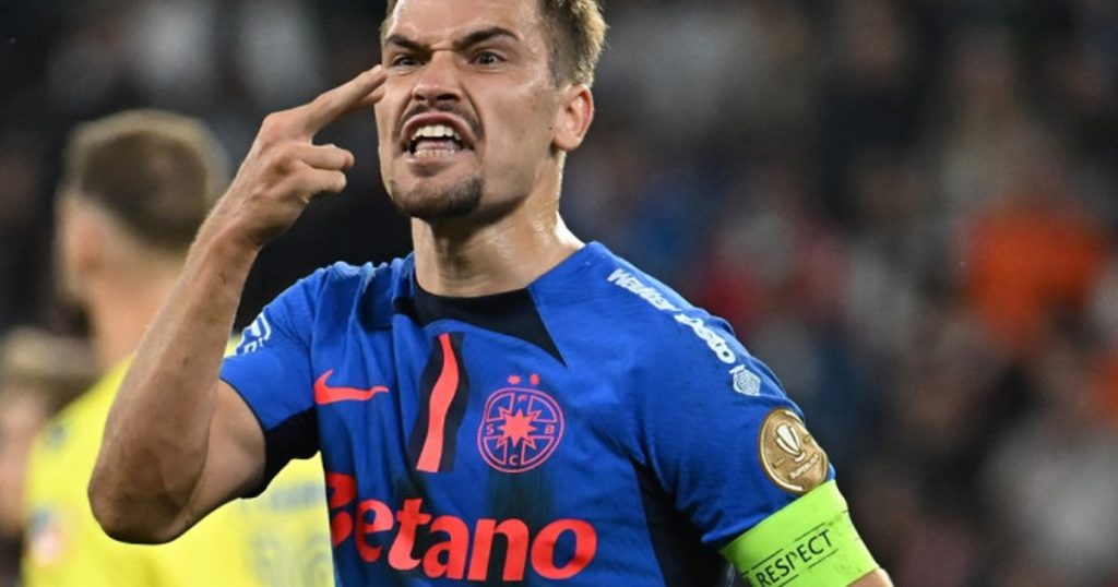 FCSB, big win with Hamburg, but lost Darius Olaru. The captain arrived at the hospital screaming in pain