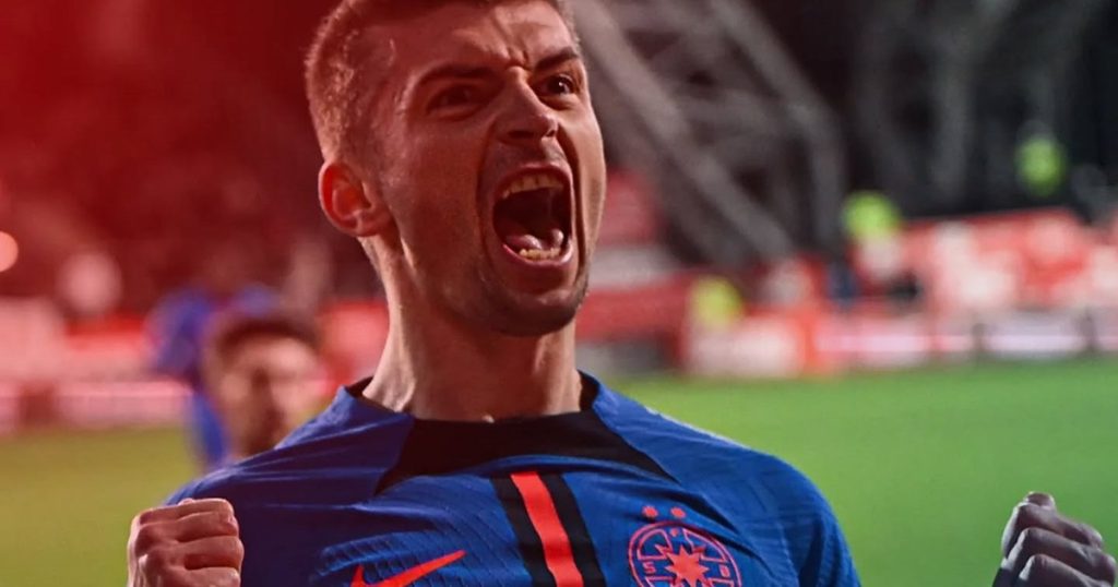 FCSB wins in Arad with "a penalty shame" and equals the leader from Superliga