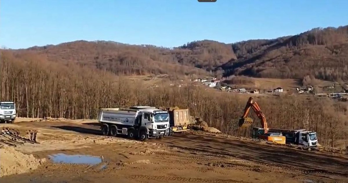 The stage of the works on the first campus for dual education in rural areas in Romania