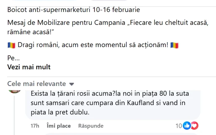 People show that not always the market is a photo solution: FB comments