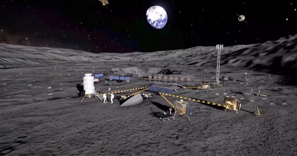 China wants to find water on the moon. Send a flying robot on the distant side of the Earth's natural satellite