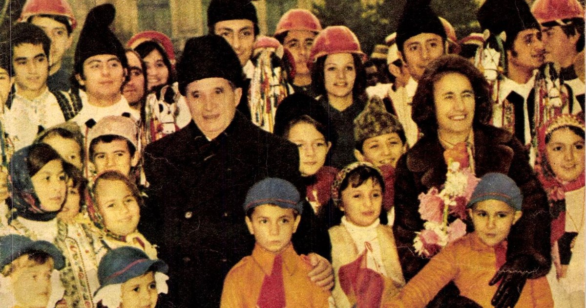 The failure of the controversial plan of Elena Ceausescu to double the population of Romania - each family has at least four children