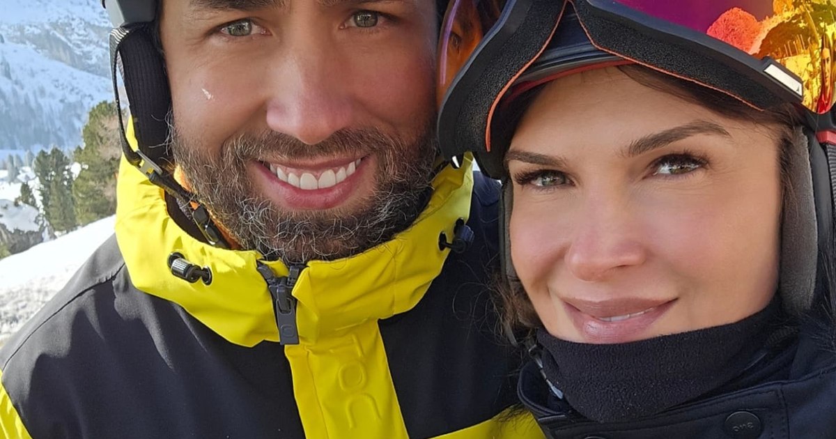 Unique images with Monica Bîrlădeanu and her husband, Valeriu Gheorghiţă, in the "Ski vacation": "I hug you from the slope!"