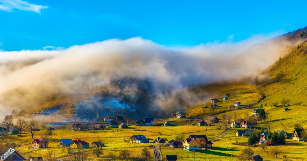 Where you find the cleanest air in Romania. It is a perfect refuge for those who want to escape from urban agglomeration
