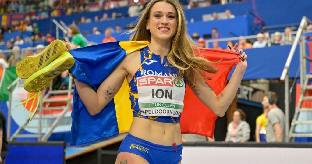 Fabulous performance for Romania: Diana Ion, medal at Europeans of athletics. At 6 inches of gold
