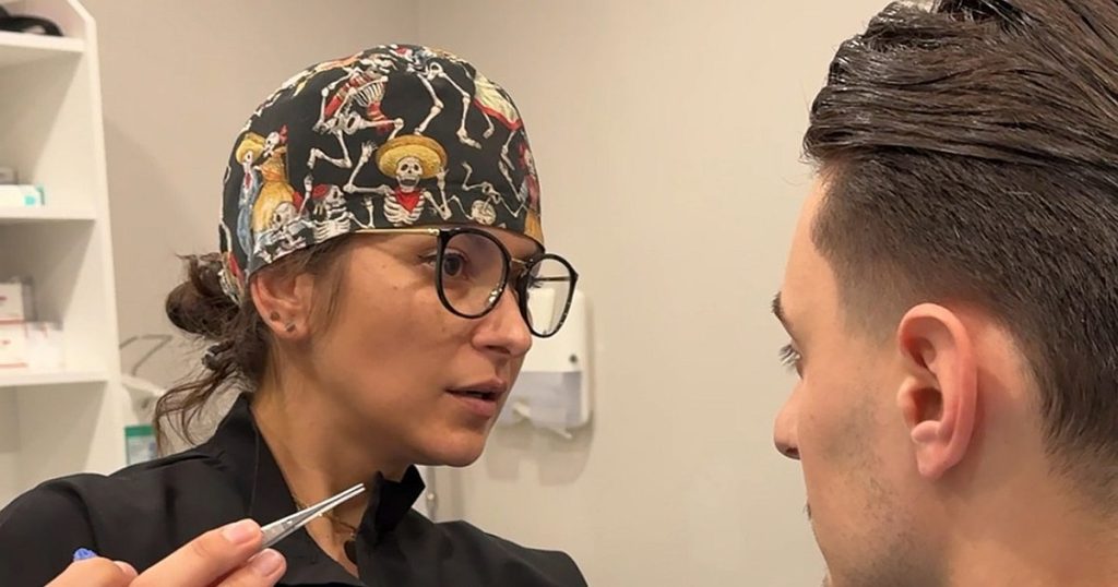 Hair implant - men's operation for a younger look