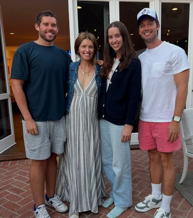 Christopher (left), along with Katherine, Christina and Patrick/Photo: Instagram