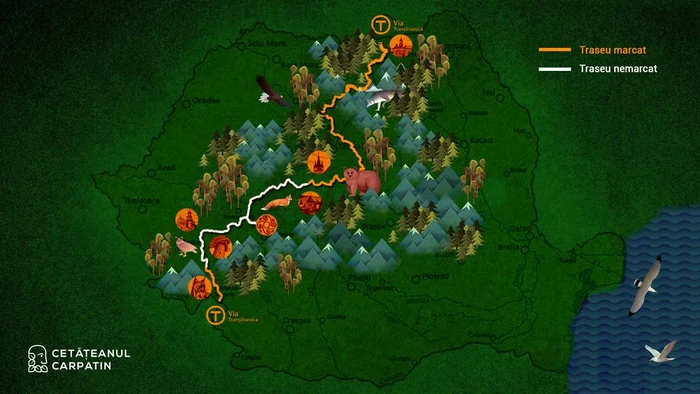 Via Transilvanica route unites Bucovina by Cerna Valley