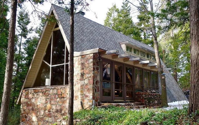One of the oldest A-Frame houses in the US. Wikipedia