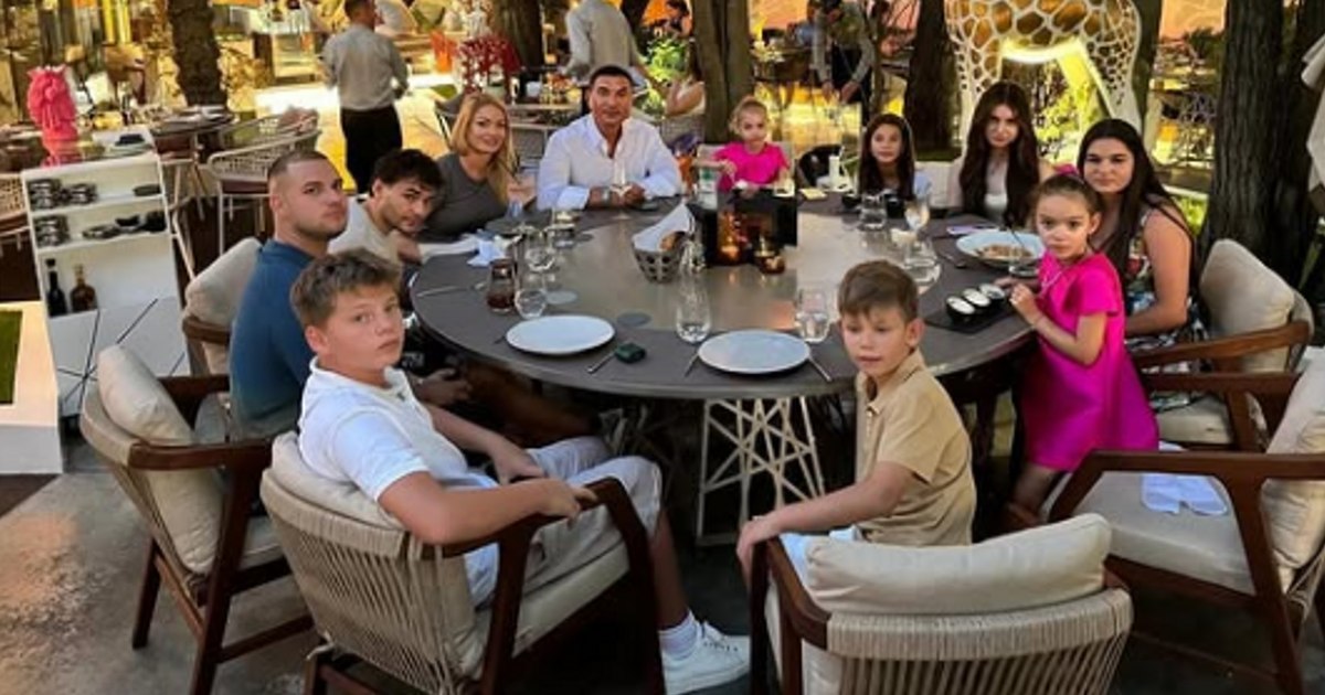 Cristi Borcea, overwhelmed by the 9 children made with 4 different women. Decided that no other heir needed