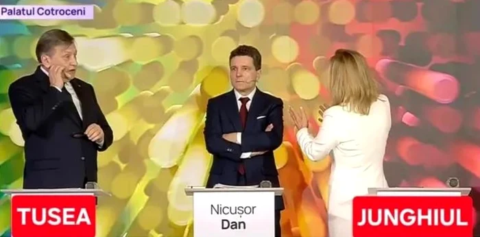 Nicuşor Dan and Cusea and Jungiul. Facebook photo