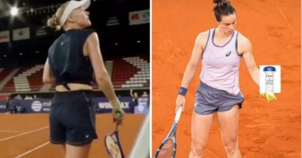 How was the case of the tennis player who accused his rival to smell and recommended a deodorant