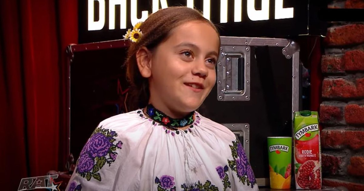 The exciting story of the little girl who received Golden Buzz at "Romanians have talent". "Some colleagues jump with the rope and I look at them"