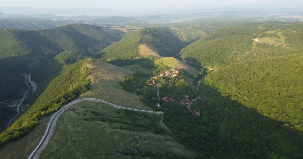 Video the places in the land of the forests that give streams. The giant crater, the villages of the haiduces, the former secret military base