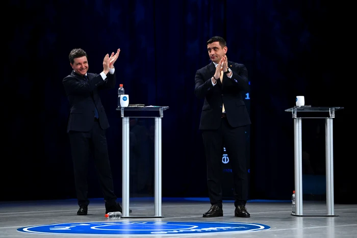 Finish are Nicușor Dan and George Simion Photo Profimedia