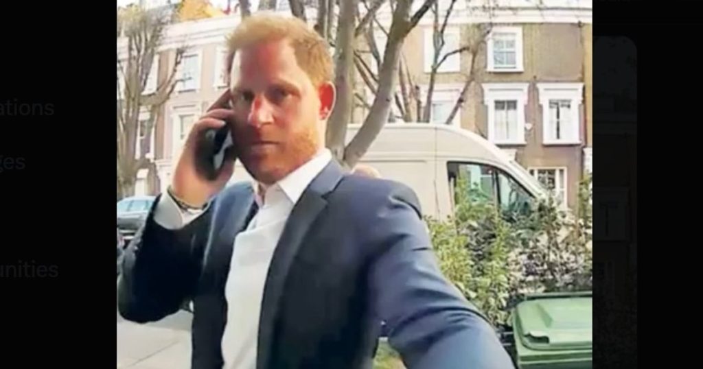 Prince Harry called the wrong door while trying to visit a London friend. "We were shocked to see in the room that it was him"