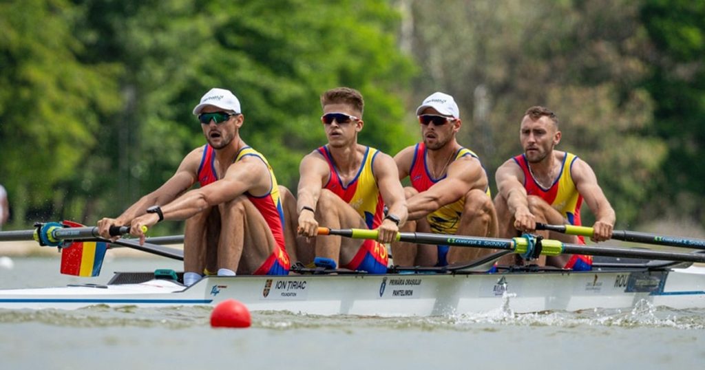 Romania, three gold, two silver and one bronze medals at the European Rowing Championships in Plovdiv