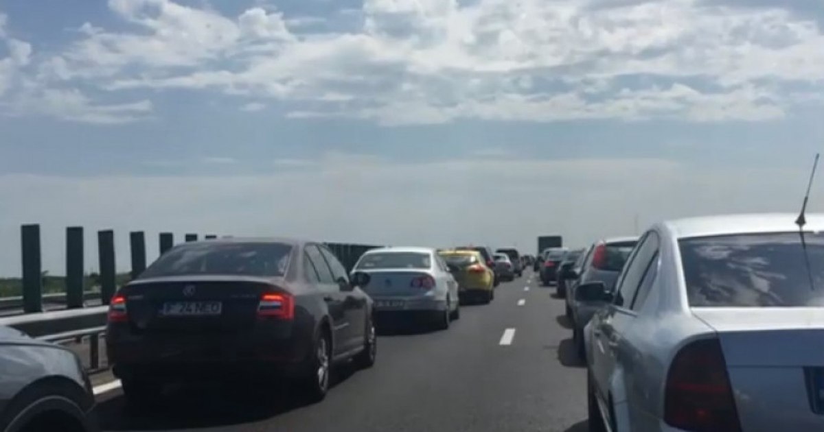 The bar is circulating on the bar on the Prahova Valley and on the Sun Highway. Heavy traffic to the capital