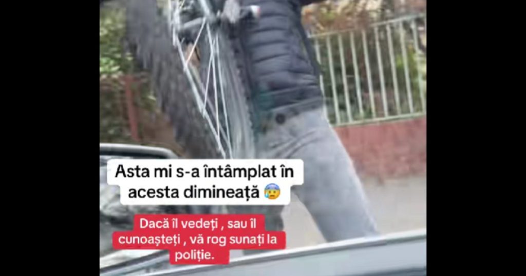 Video the former TV star Dana Roba, assaulted in traffic by a bicyclist: "What do you have, crazy!?
