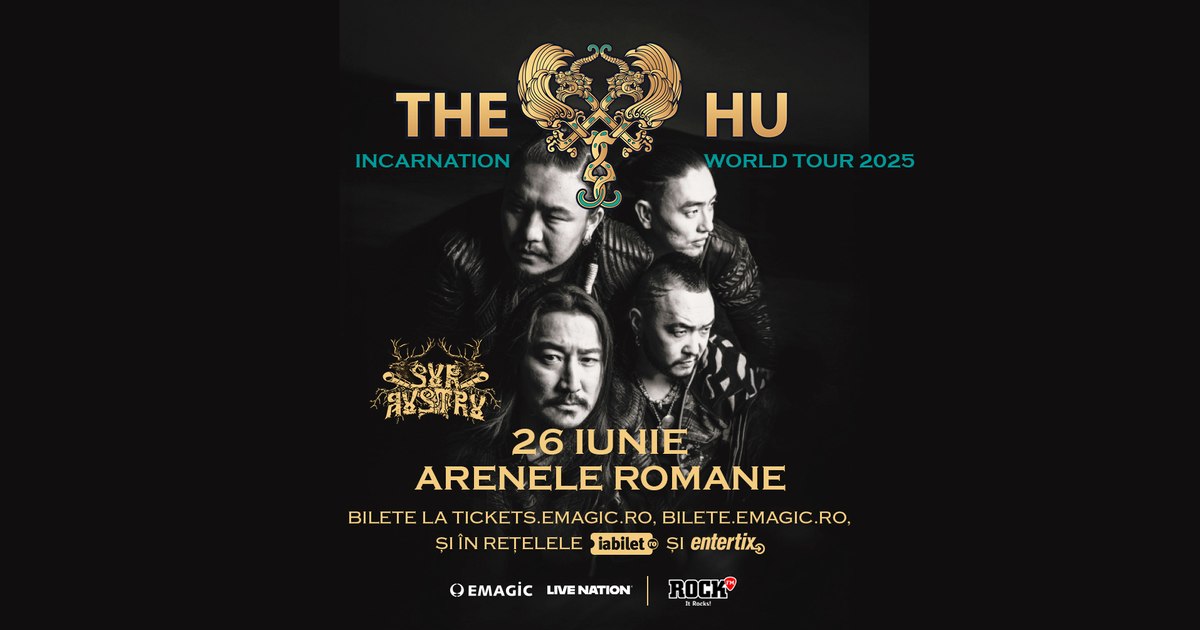 Concert The Hu on June 26 at the Romanian Arenas