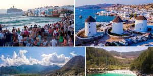 Greek islands where you can escape the heatwave. Destinations that stay cool even in the middle of summer