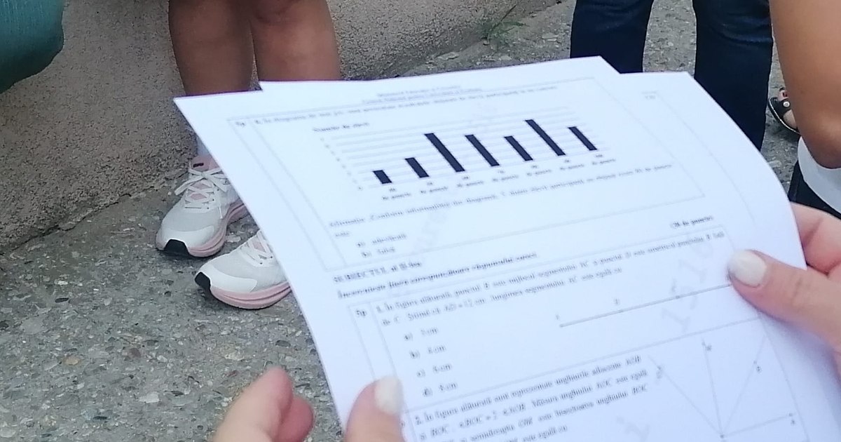 Investigation in Olt, after the mathematics test within the National Assessment. "The child is demoralized. He pulled for the maximum note"