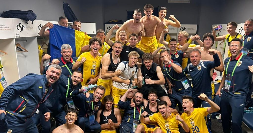 Romania wins with emotions at the debut at Euro U19. "Remontada" against Montenegro