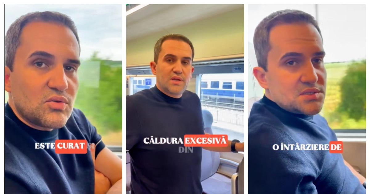 Video Transport Minister went by train to Constanța to test the travel conditions: the findings made