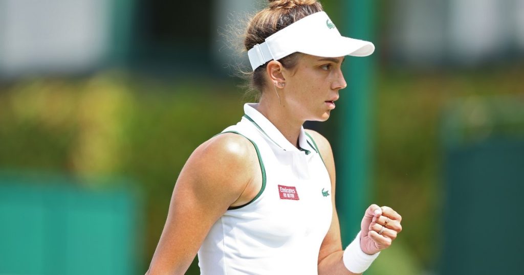 Jaqueline Cristian, the new spearhead of Romanian women's tennis. To Montreal had fun with a better ranked opponent