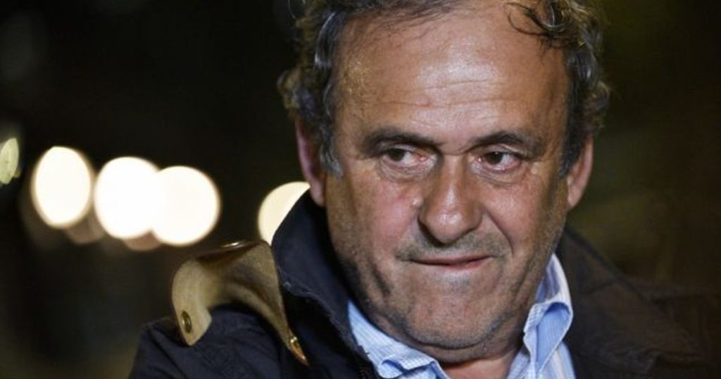 Michel Platini was the victim of a robbery. Thieves ran with multiple trophies and medals