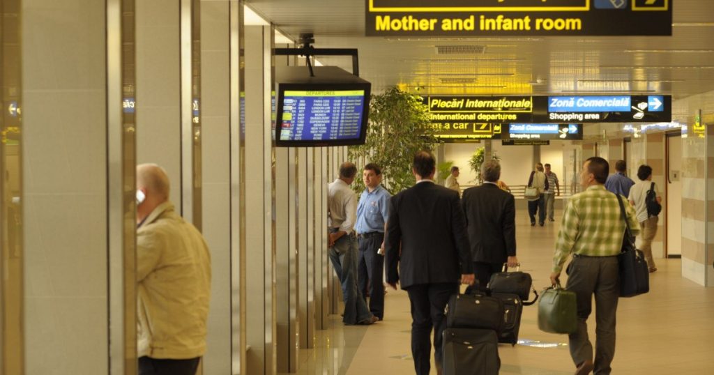 The top of European airports where the planes take off in time