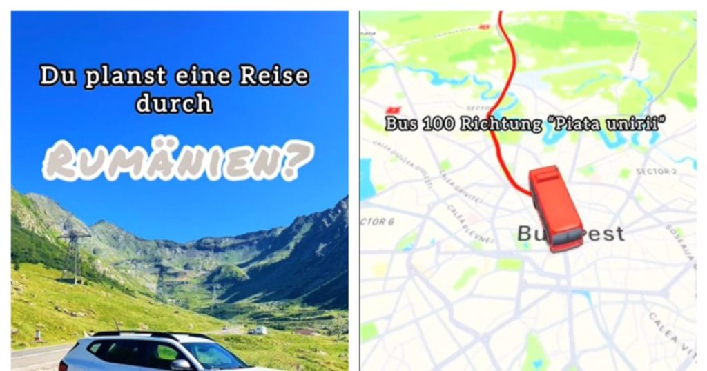 Tourist video from Germany, about vacation in Romania. What impressed her in the capital: "When you sit in front of him, you understand why it is so special"