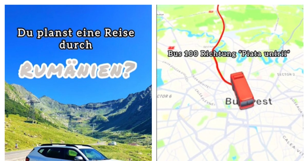 Tourist video from Germany, about vacation in Romania. What impressed her in the capital: "When you sit in front of him, you understand why it is so special"