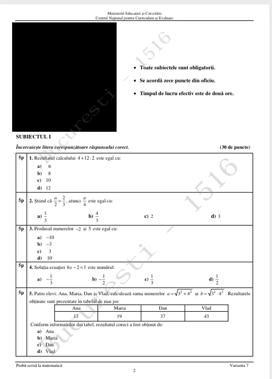 The topics in mathematics. Photo Truth