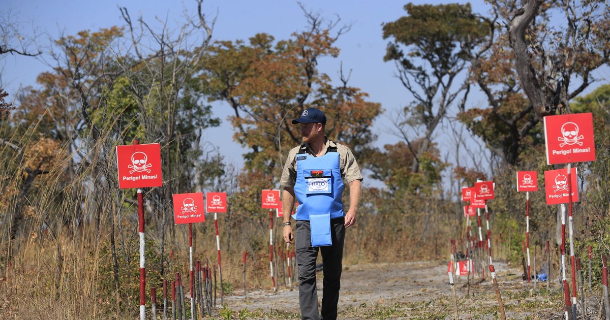 Video Prince Harry went through a mined field. He stepped on his mother's footsteps, Princess Diana