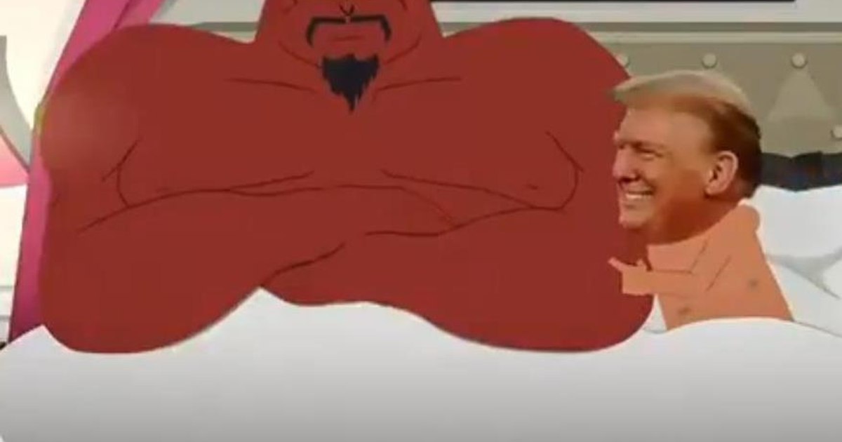 Video sarcastic reaction of South Park producers to the fury of the White House to the episode where Donald Trump appears nude