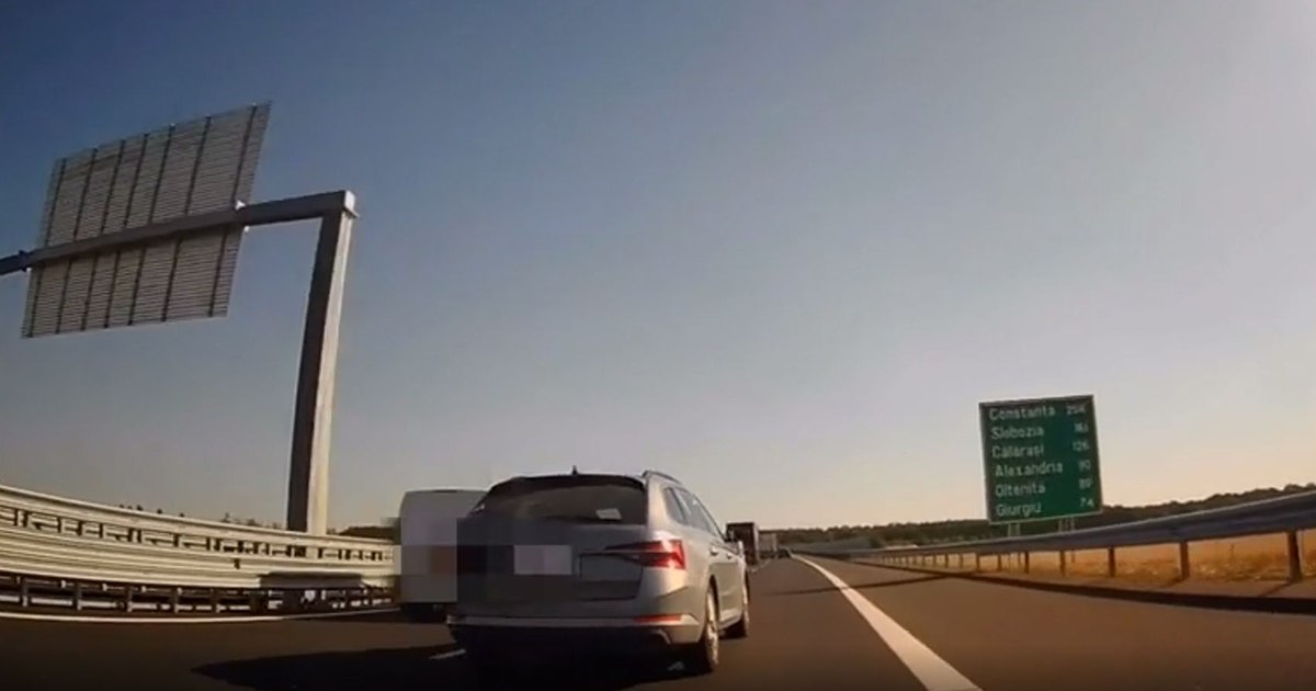 Video the troubles of the drivers on the highways of Romania: "The classic van driver stood at a few palms and gave me non-stop flashes"