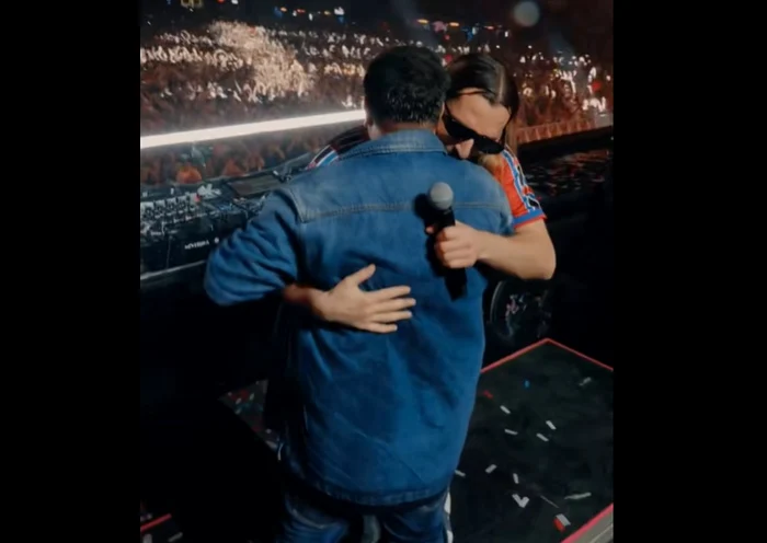 Florin Salam was the special guest of DJ Salvatore Ganacci Photo: Video capture