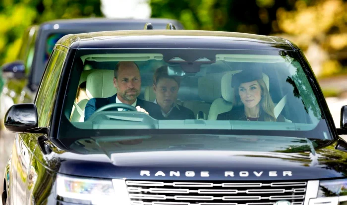 Prince and Princess of Wales went to Sunday work at church / photo source: Bruce Bennett