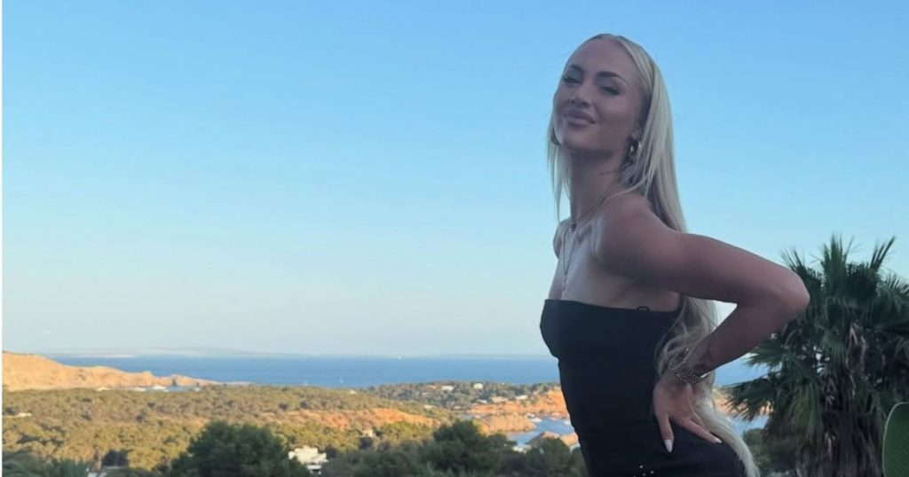 Defature on the yacht for the UEFA favorite. Alisha Lehmann made rages in a swimsuit in Ibiza