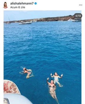 Alisha Lehmann, on vacation in Ibiza Source/Instagram