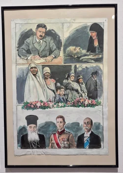 King Mihai, comic band hero, through the eyes and brush of Puiu Manu