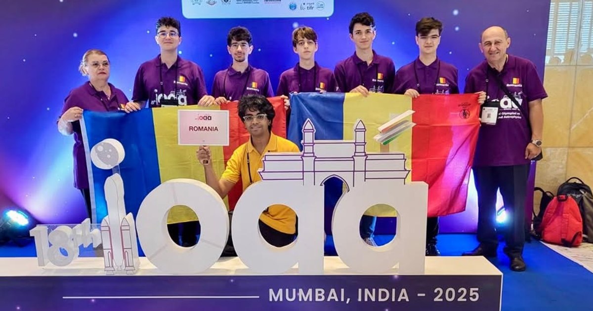 Four gold medals for Romania at the International Astronomy and Astrophysics Olympiad