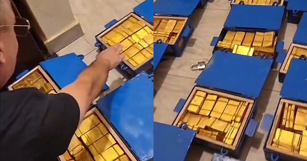 Ioan Varga, a star on Tiktok, after "playing" again with the gold bullion: "There are 17 boxes, 100 kilograms"