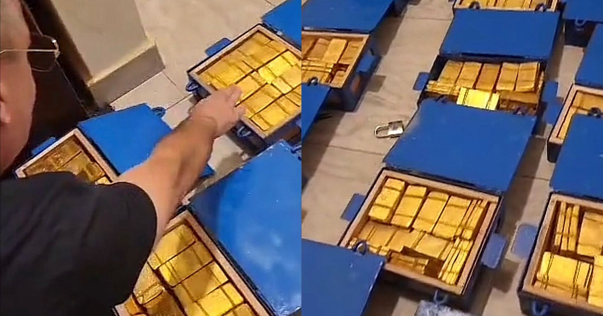 Ioan Varga, a star on Tiktok, after "playing" again with the gold bullion: "There are 17 boxes, 100 kilograms"