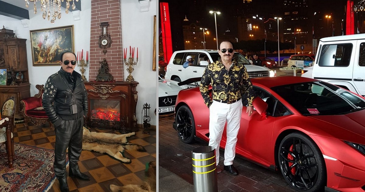 Photo The viral image with the eccentric businessman Nicolae Cristescu: "Vito Corleone, Made in China. To be put in the Kitsch Museum"