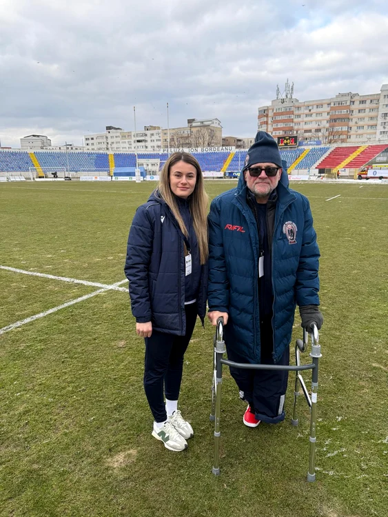 The coach, along with Loredana Juncănariu, former player in Venus, now international arbitrator