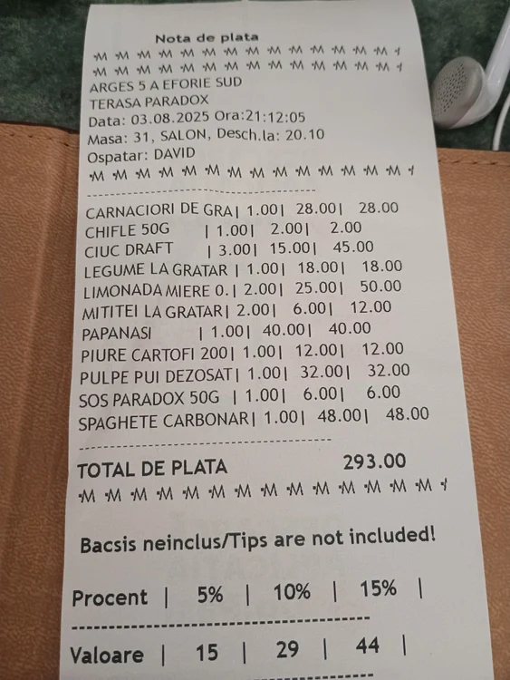 The voucher posted by the Romanian tourist. Photo: Reddit